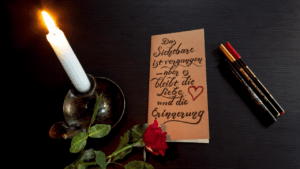Carte de condoléances avec textes courts