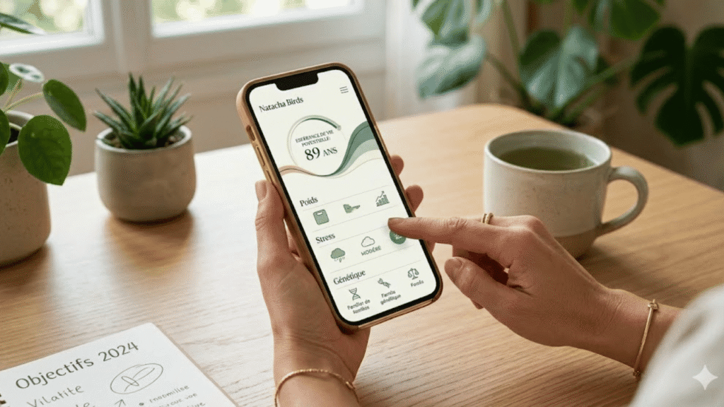 Simulateur espérance de vie Natacha Birds : Entre science de la longévité et conscience du présent Simulateur Espérance de vie Natacha Birds